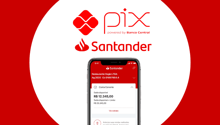 Promoção Pix do Santander - cadastre a chave, transfira e concorra a prêmios!